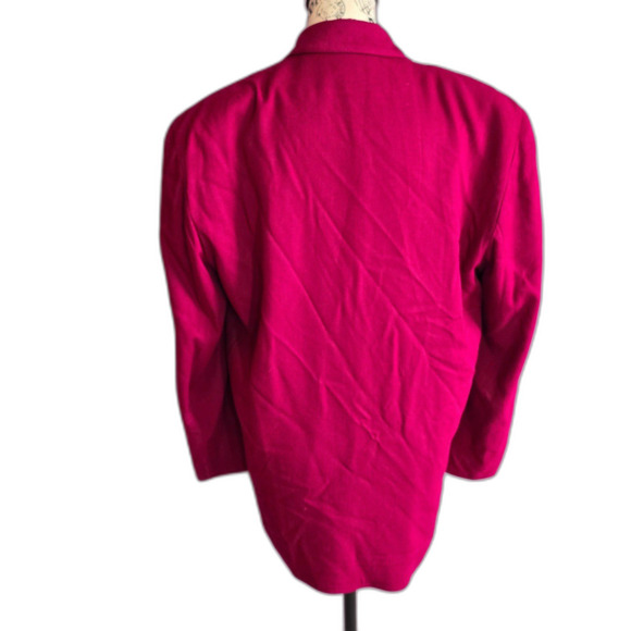 Express vintage hot pink boxy preppy buisness casual blazer. Size S - Picture 8 of 9